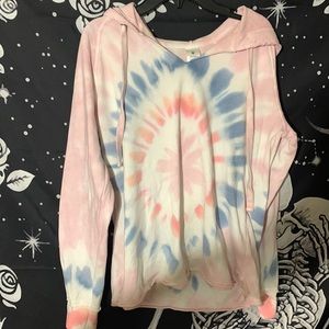 Super cute tie dye hoodie size S